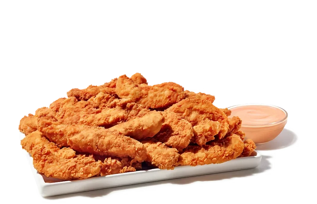 Zaxbys Menu With Prices 2026 80 Zaxby’s Chicken Fingerz Platter featuring crispy golden tenders served with signature Zax Sauce, perfect for any gathering