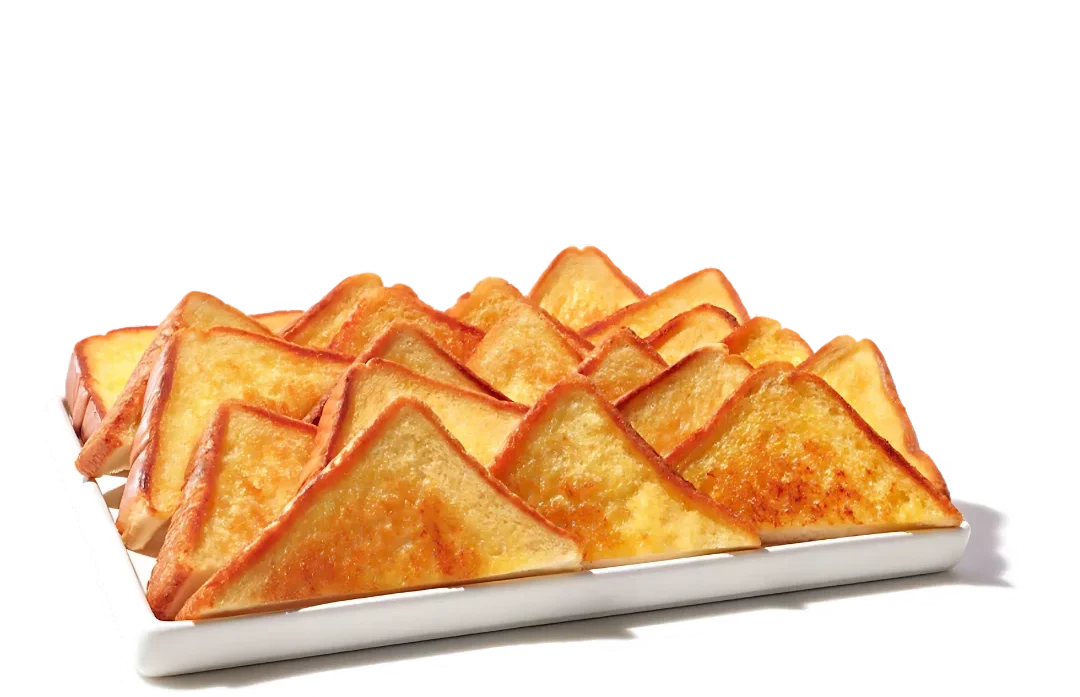 Zaxbys Menu With Prices 2026 86 Zaxby’s Texas Toast Platter featuring golden, buttery garlic toast slices served hot, perfect for sharing with meals