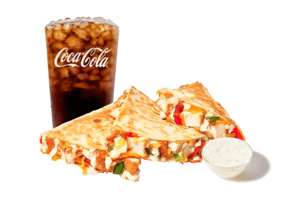 Zaxbys Menu With Prices 2026 10 chicken fajita quesadilla